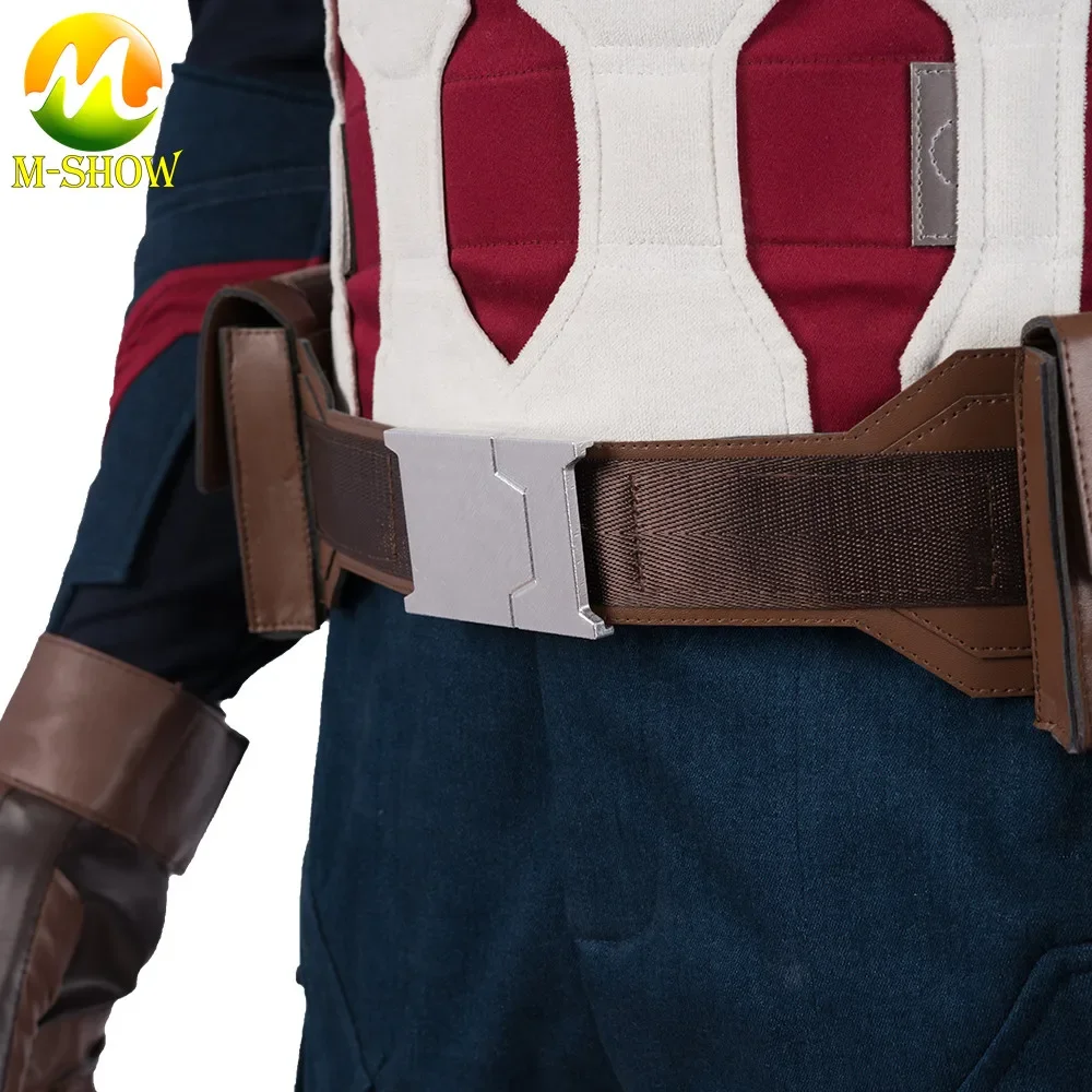 Captain Steven Roger Cosplay Costume Accessories Belt Strap Glove Shoes cover Headgear Mask