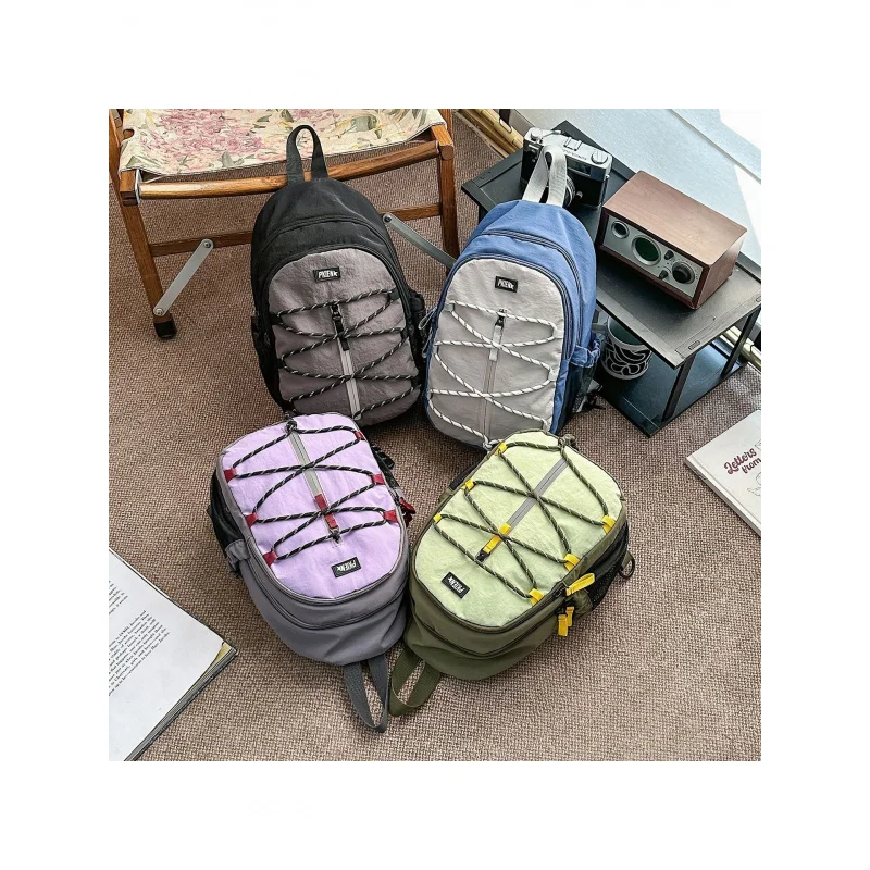 

Dual-use chest bag for men, lightweight commuter backpack, outdoor sports hiking bag, casual trendy crossbody bag, women's backp