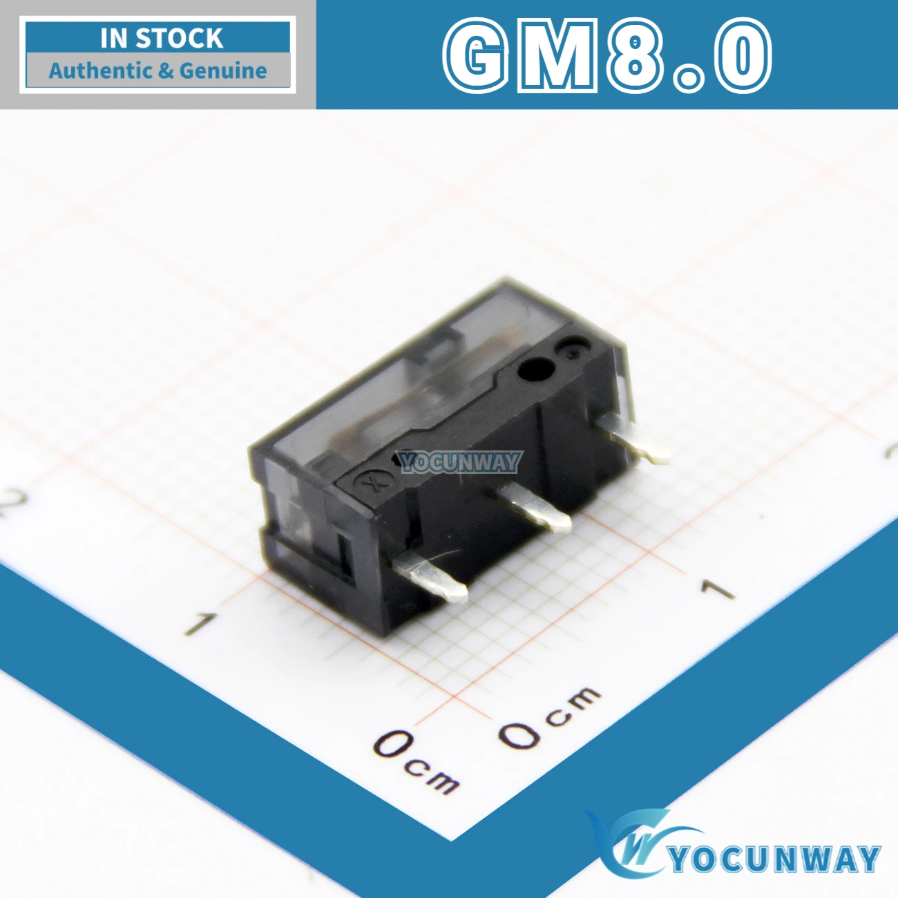 Microinterruptor Kailh GM2.0 GM4.0 GM8.0, 3 piezas, 20M, 40M, 80M