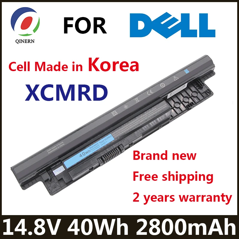 XCMRD 40Wh 14.8V 2800MAH Laptop Battery 4Cell For DELL Inspiron 3421 3721 5421 5521 17R 5721 3521 3437 3537 5437 5537 3737 5737