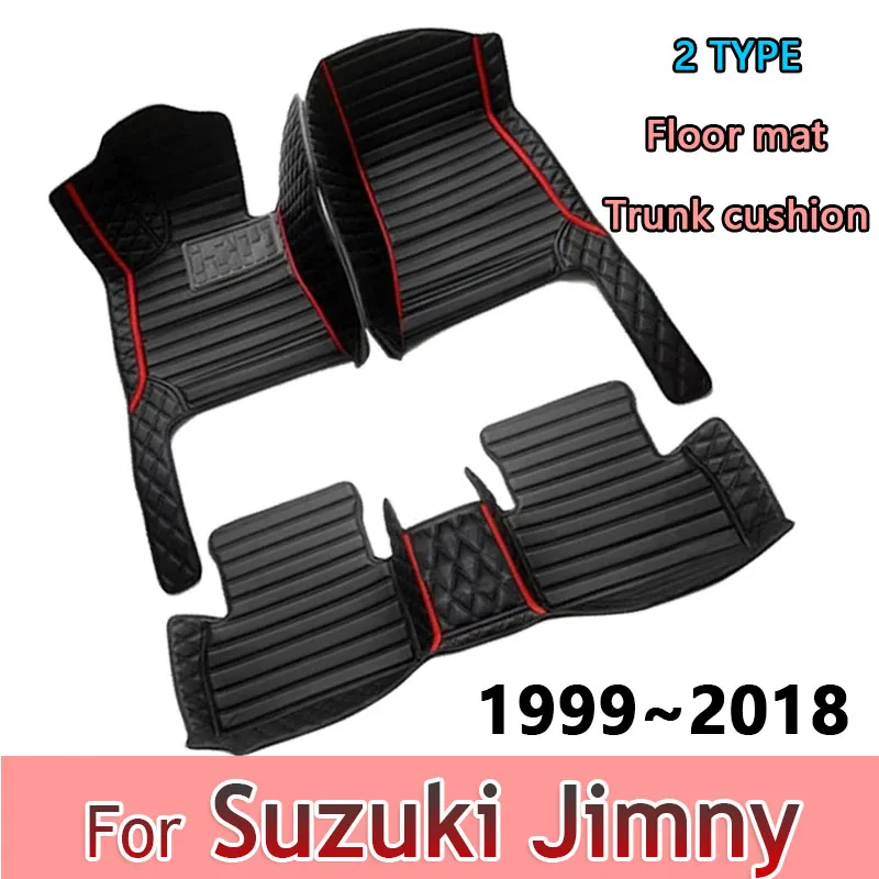 Автомобильные коврики для Suzuki Jimny JB23 JB33 JB43 JB53 1999 ~ 2018, водонепроницаемые автомобильные напольные коврики, автомобильный коврик, подставка для ног, аксессуары для автомобиля