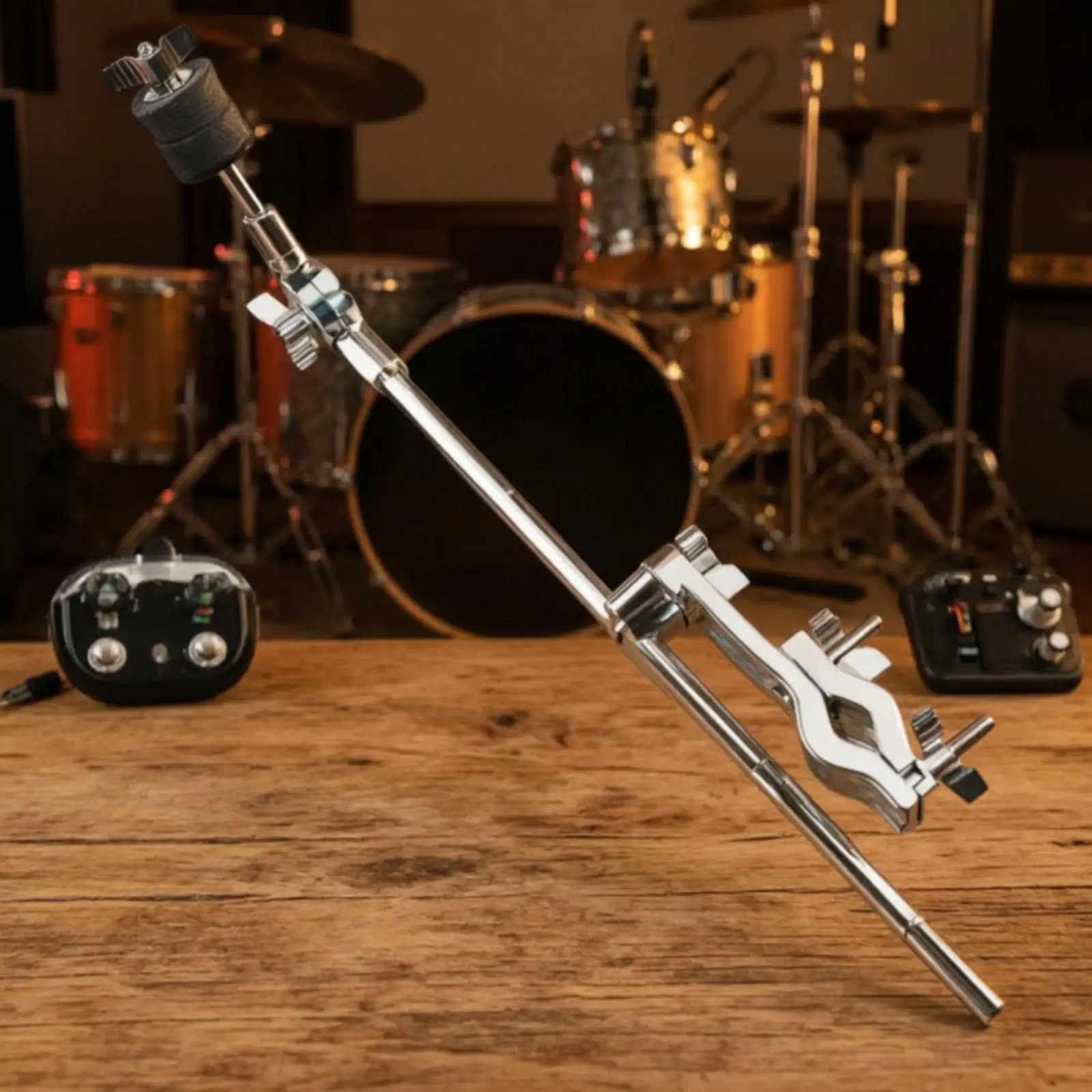 Cymbal Extension Clamp for Drum Rack Multi Clamp Percussion Accessory with Aluminum Body for Acoustic Drum Set Hardware Parts