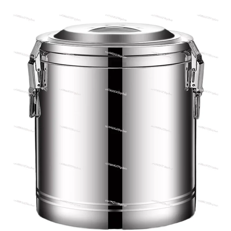 

Stainless steel insulation bucket commercial canteen rice bucket soy milk tea bucket