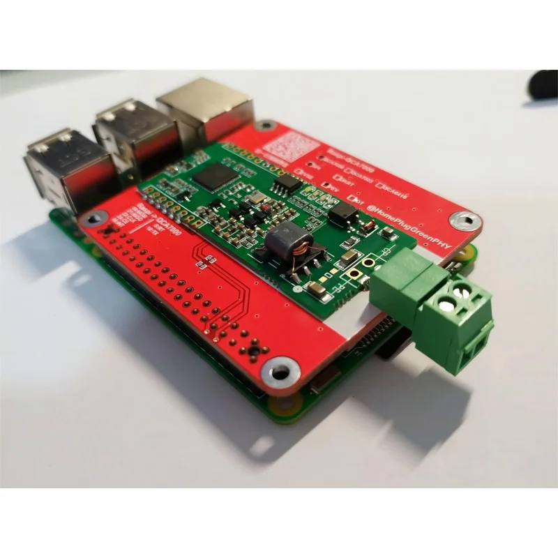 Placa de desarrollo QCA7000/7005 enchufe doméstico GreenPHY/ISO15118 Raspberry Pi