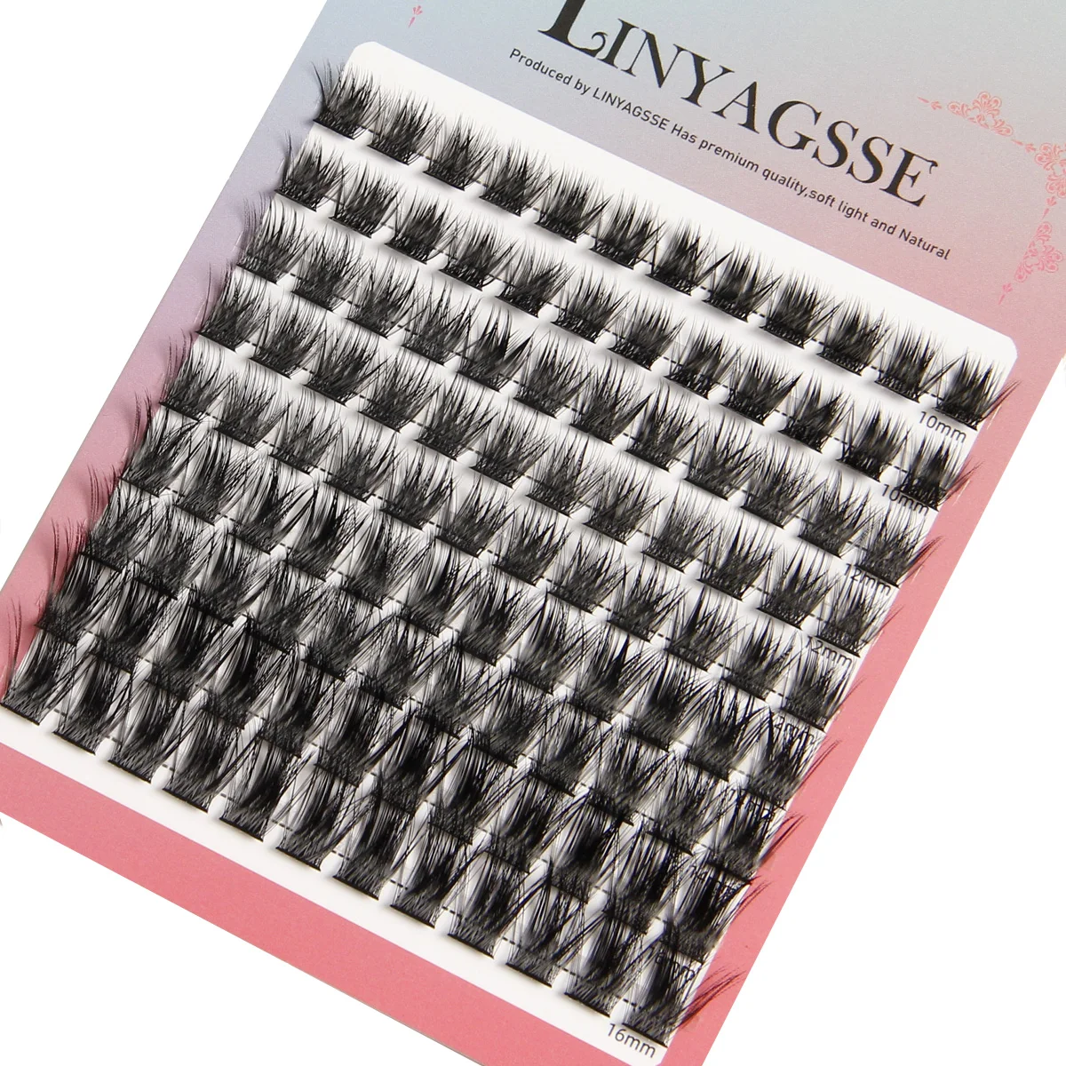 Cluster Lashes 72 Individual Lashes Clusters Eyelash Extensions False Eyelashes DIY Wispy Fluffy Lash Extension Mix 10-16mm