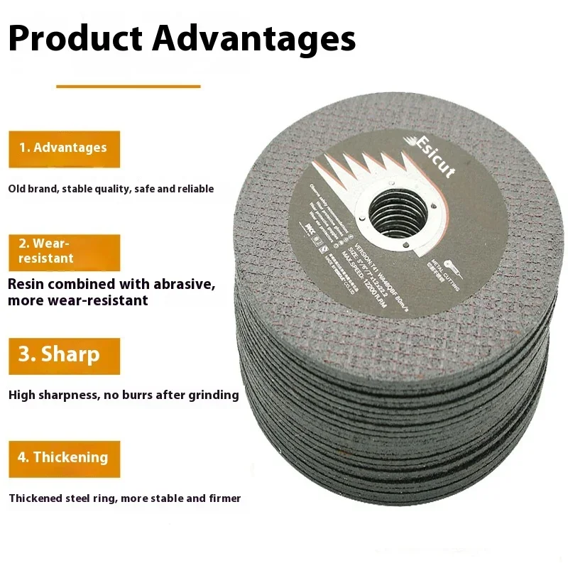 Damaly, Double Mesh Stainless Steel, Ultra Thin, Cutting Discs, Angle Grinders, Grinding Discs, Grinding Wheels