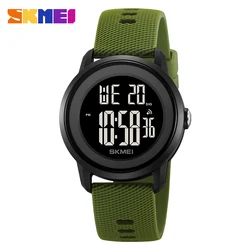 Skmei Countdown Sport Watches For Student Calendar Stopwatch Alarm Wristwatch Casual Back Light 5bar Waterproof