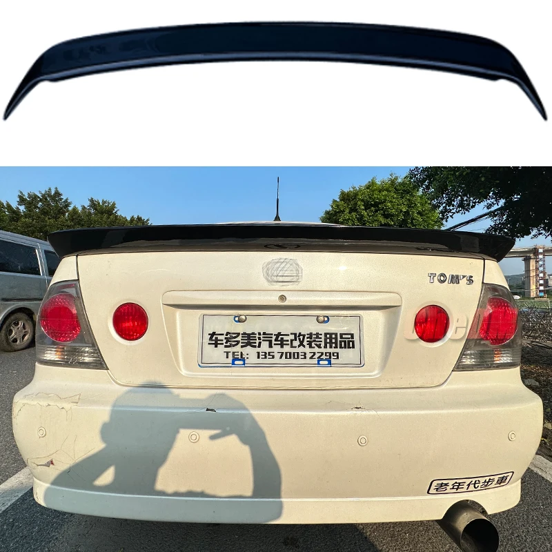 

For1998-2002 Lexus IS200 Altezza FRP Carbon Fiber Highquality Rear Spoiler Trunk Lid R Style