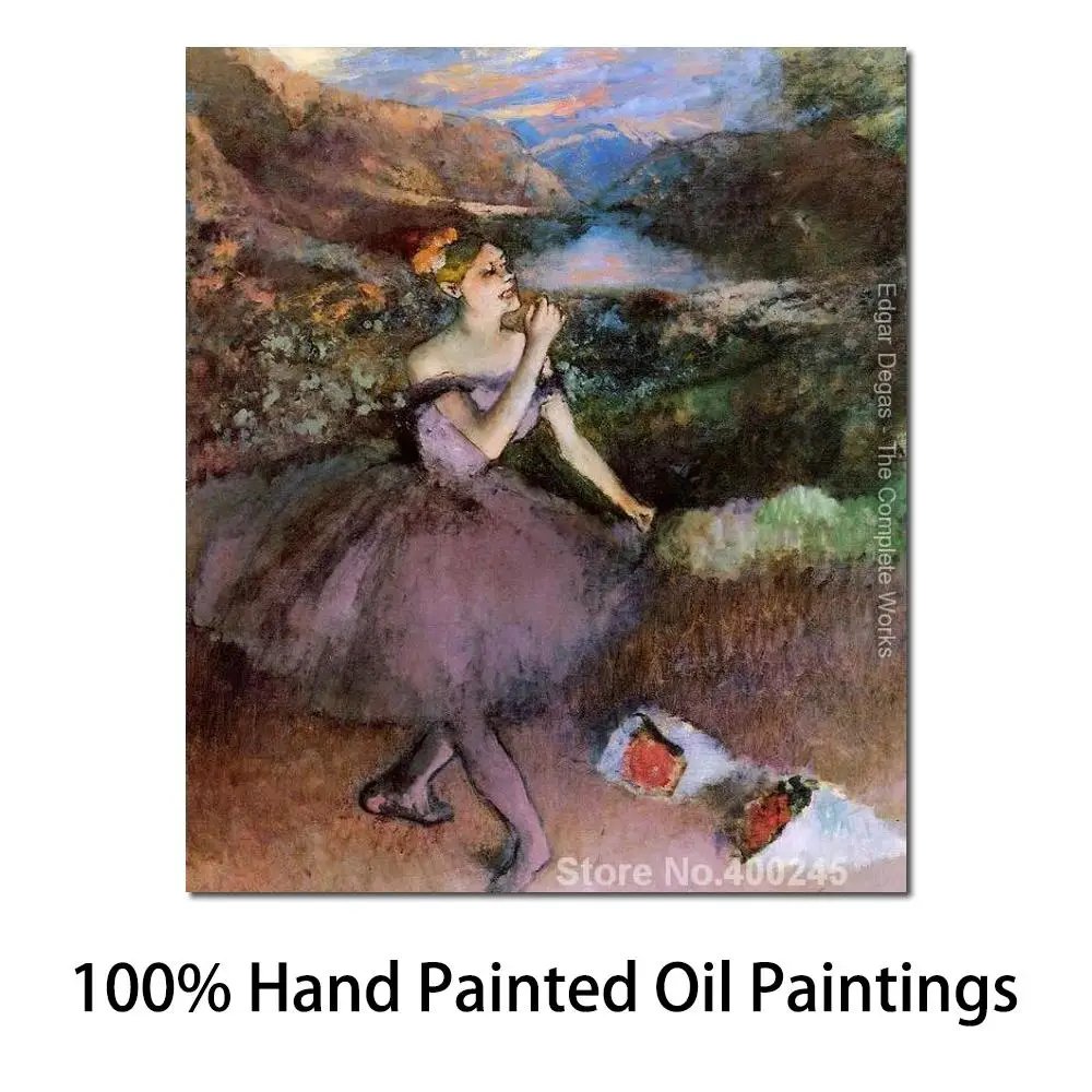 

Dancer with Bouquets Edgar Degas Painting Classical Art Hand Painted High Quality