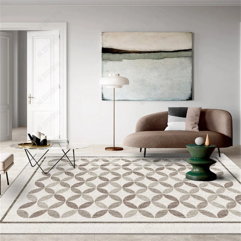 

Modern Minimalist Living Room Decoration Carpet, Nordic Bedroom, Bedside, Non-slip, Soft, Light, Luxury, Office, Cloakroom