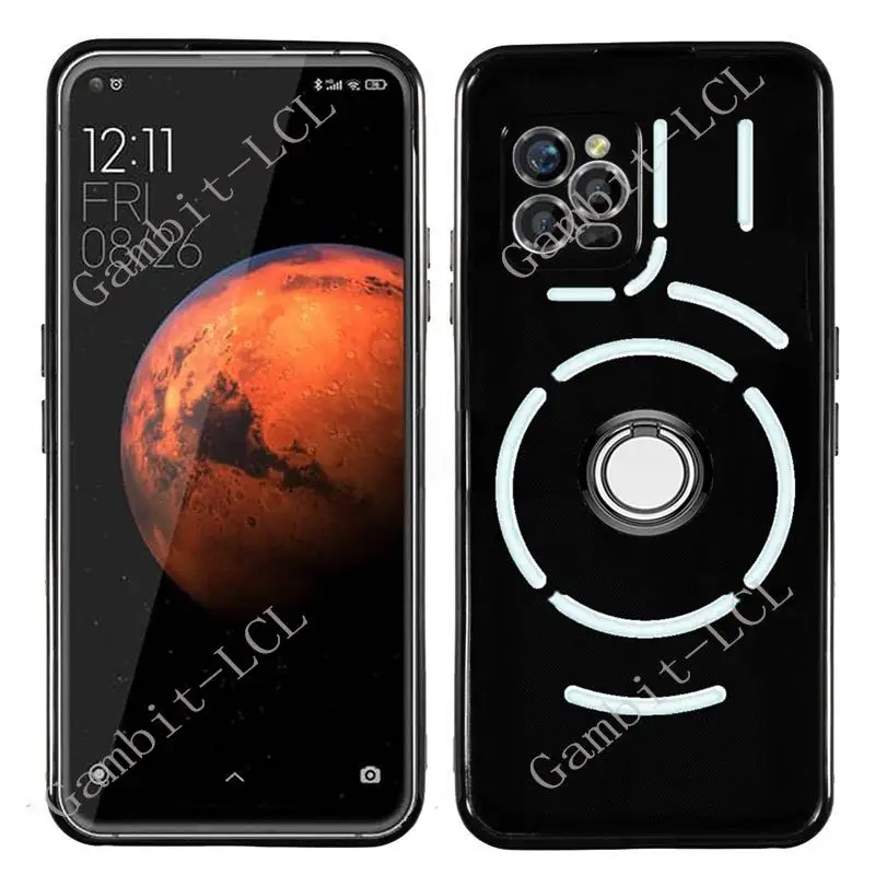 

Для Unihertz Luna 6,81 "2023 задний кольцевой держатель-кронштейн чехол для телефона смартфон Мягкий силиконовый чехол из ТПУ