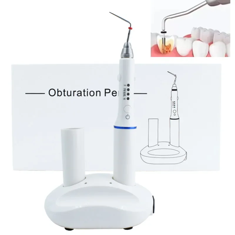 

Double Charging den tal Wireless Gutta Percha Obturation System Endodontic Endo Heated Obturation Pen 4 Tips