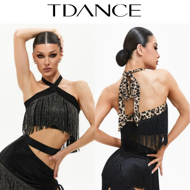 

Индивидуальный топ TDANCE Latin Beginner [с бахромой] для взрослых, для занятий танцами, для женщин, с нагрудным вкладышем GL-181
