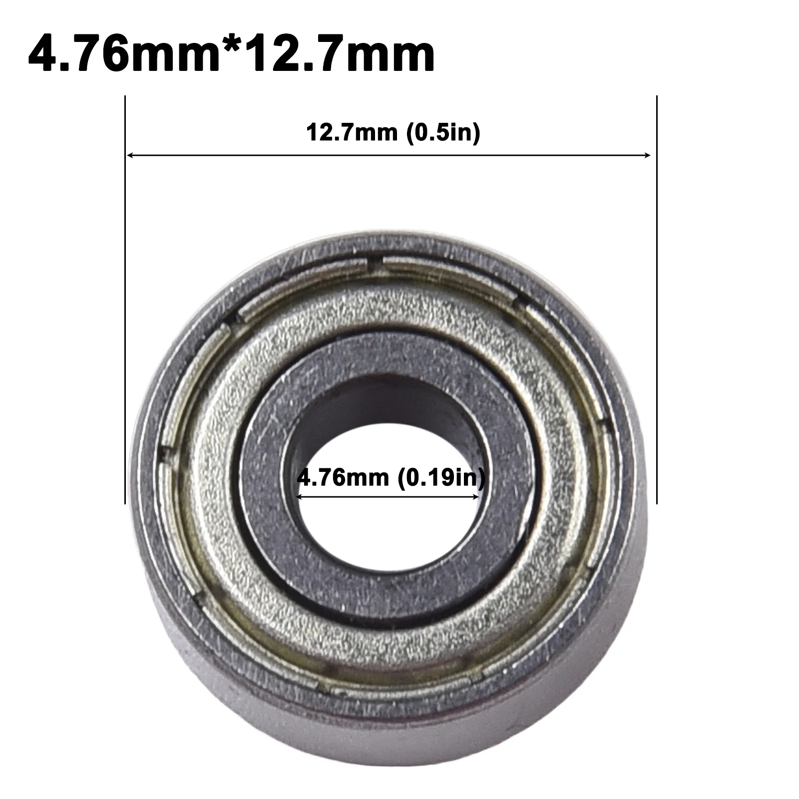 1PC Steel Top Bearing Set For Wood Router Bit Milling 9 Sizes 4.76mm To 28.6mm Groove Making Tool For Woodworking Board