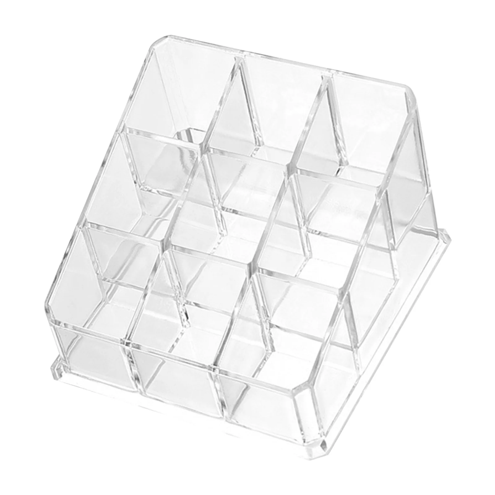 Lipstick Holder Case Clear Makeup Organizer Lipstick Case Lipstick Organizer for Lipstick Tubes Lip Gloss Bottles Brushes Vanity