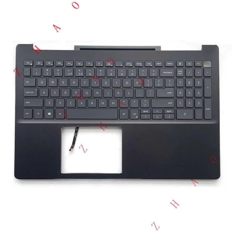 Z   For Dell Vostro 7590 Inspiron 7590 2-in-1 Palmrest Backlit Keyboard 0WNTTJ Black