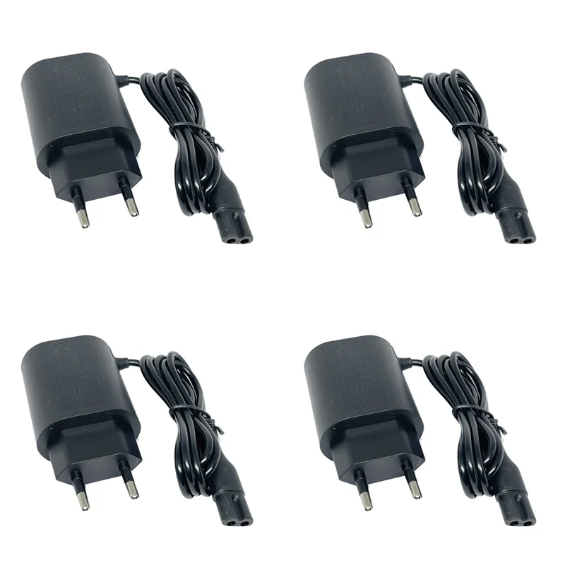 INLIG-4X 12 فولت 0.4A استبدال شاحن الحلاقة لسلسلة براون S3 S5 S7 S8 S9 ماكينة حلاقة كهربائية مهايئ شاحن الاتحاد الأوروبي التوصيل
