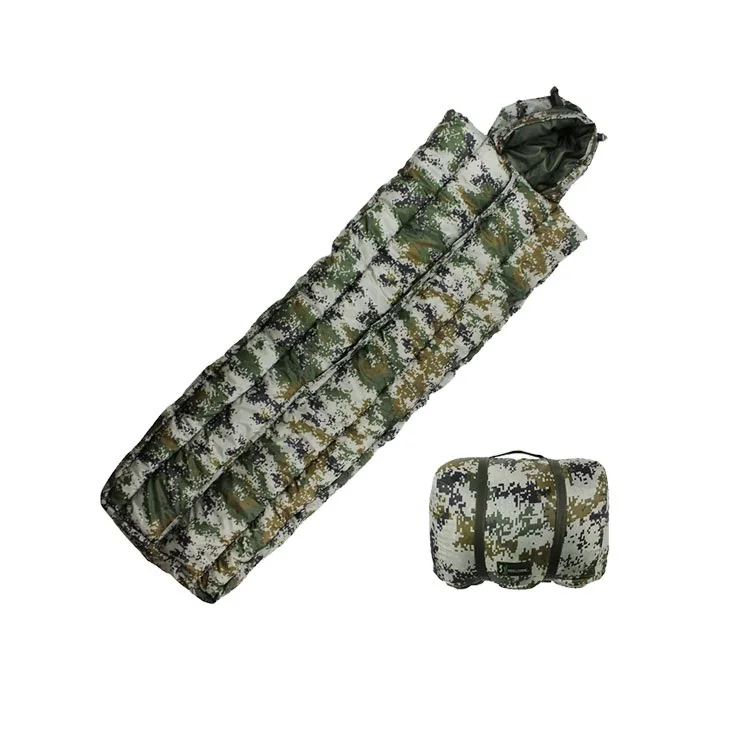 High Quality Nylon Winter Sleeping Bag With Duck Goose Down