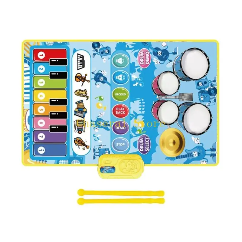 E7CE Touch Mat piano activado para desarrollo infantil a través música y movimiento