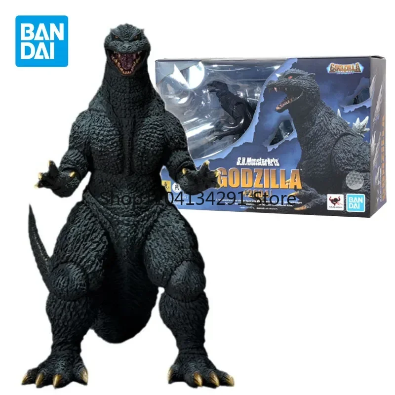 Bandai genuino SHM Godzilla FINAL WARS figura de Anime Godzilla figuras de acción de juguete para niños niñas regalos para niños modelo adornos
