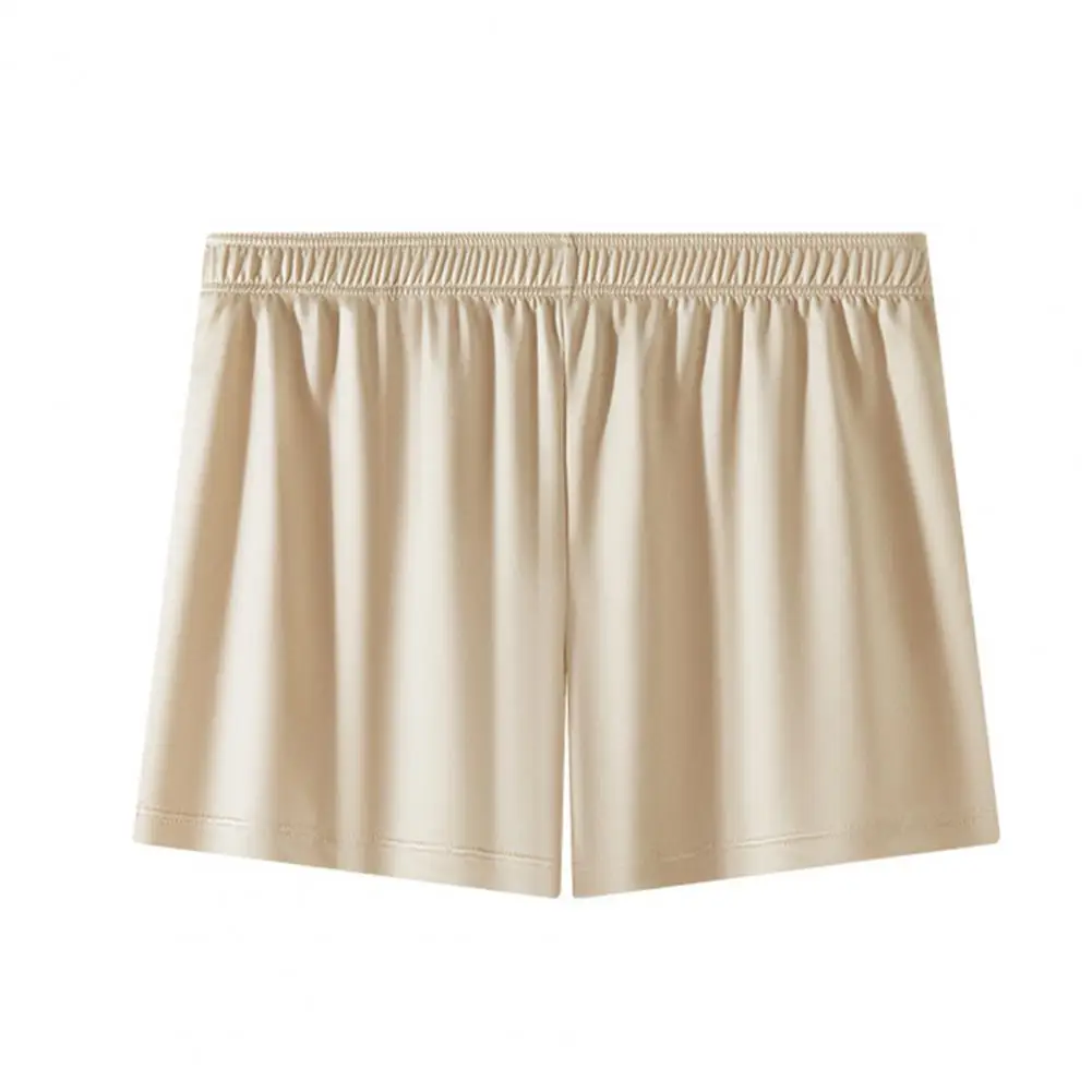 2026 Men Boxer Underwear Elastic Mid-Waist Design Breathable Seamless Shorts Briefs Solid Color Smooth Panties