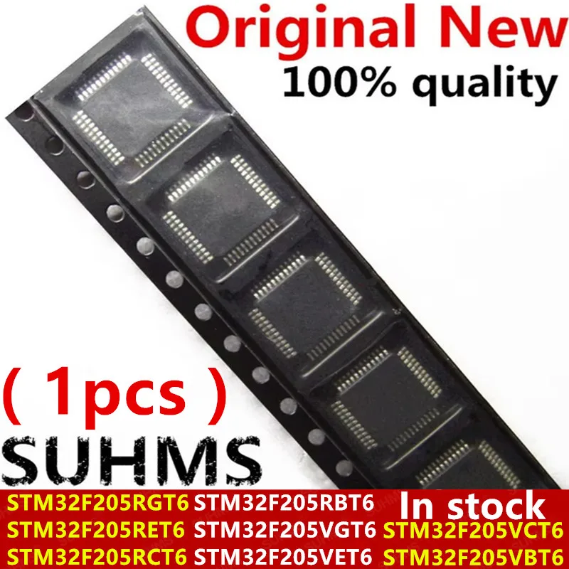 (1 Stuk) 100% Nieuwe STM32F205RGT6 STM32F205RET6 STM32F205RCT6 STM32F205RBT6 STM32F205VGT6 STM32F205VET6 STM32F205VCT6 STM32F205VBT6