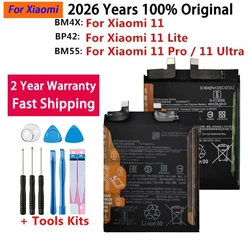 2026 Years Original Battery BP42 BM4X BM55 For Xiaomi Mi 11 Mi11 Lite / 11 / 11 Pro / 11 Ultra Phone Batteries