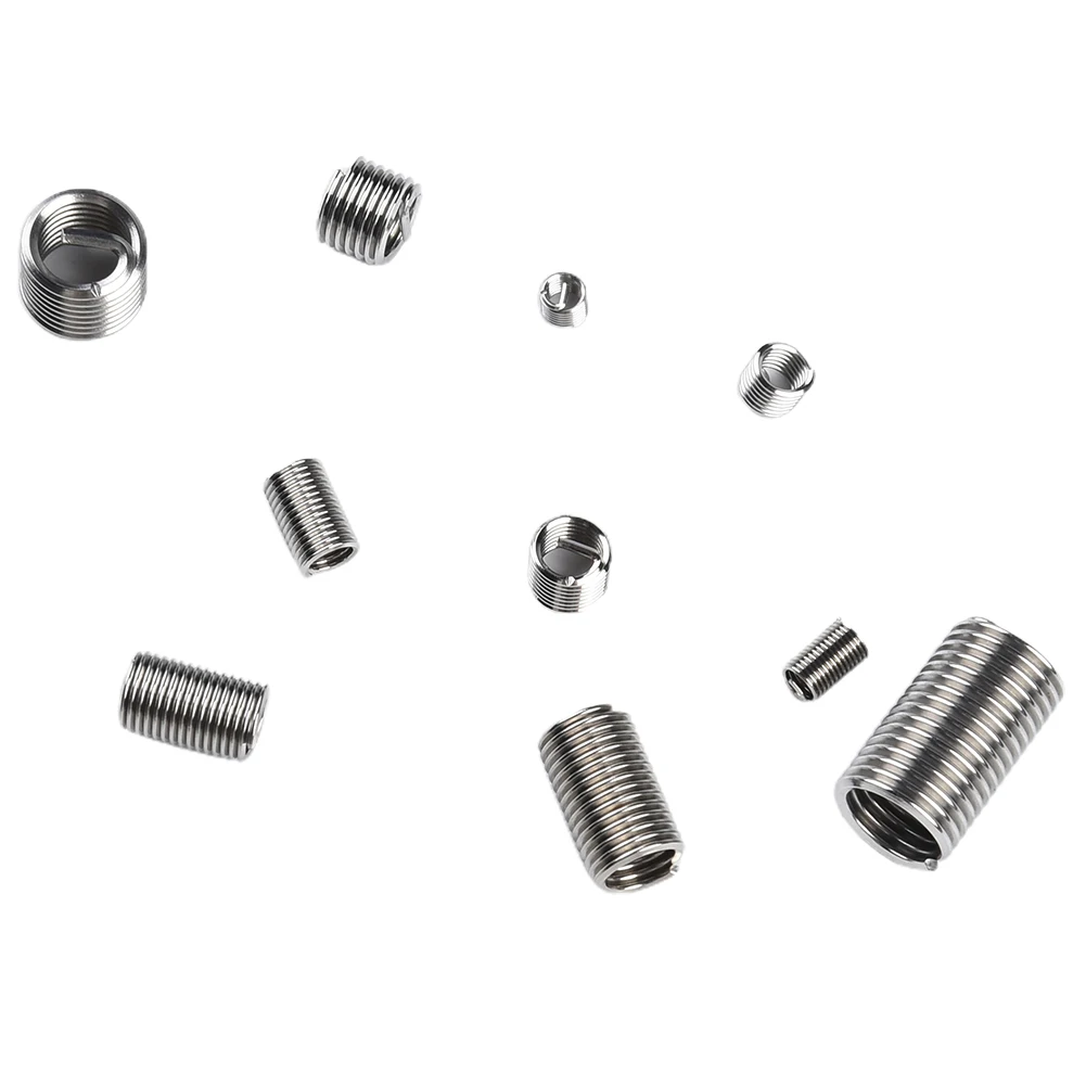 Avoid Workpiece Loss Threaded Inserts Thread Repair 150pcs Car Parts Threaded Inserts Easy To Maintain High Quality Material