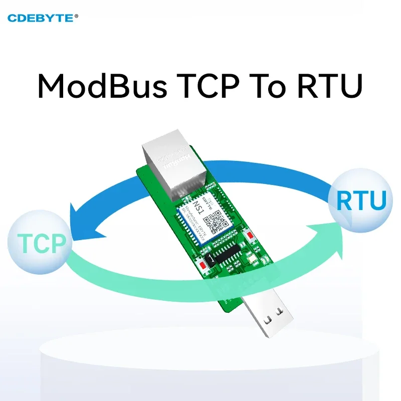 CDEBYTE NS1-TB 테스트 보드 ModBus 게이트웨이 TCP-RTU 투명 전송 UDP HTTP MQTT 전문 쉴드 DNS 저전력 MCU