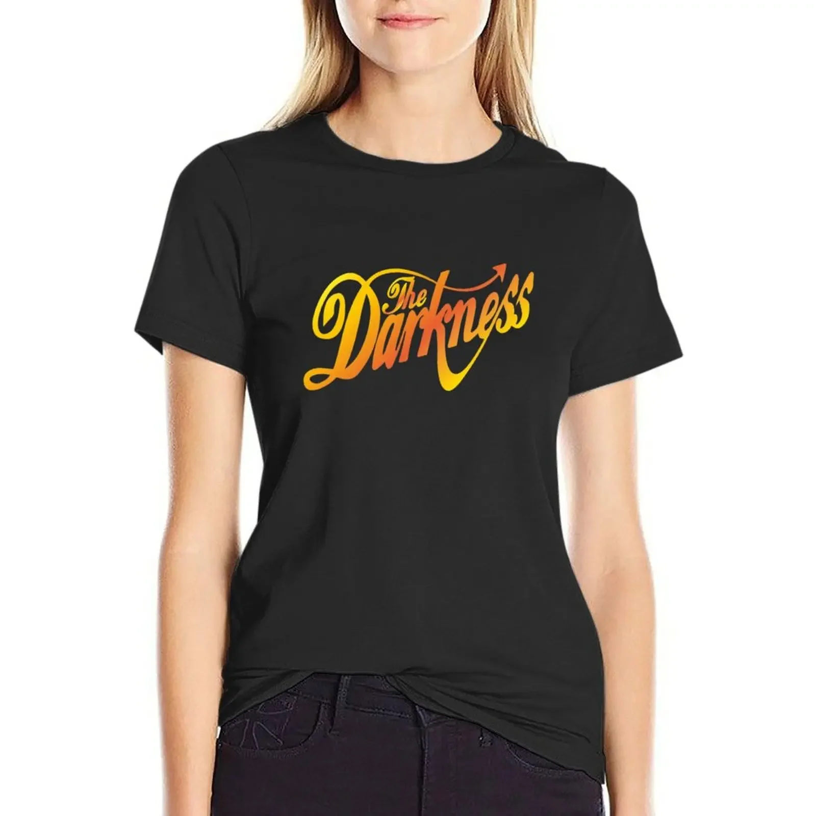 The Darkness band T-shirt kawaii clothes summer clothes rock and roll t shirts for Women