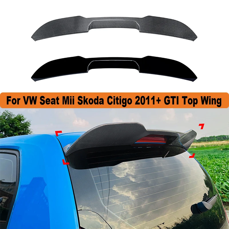 

For VW Seat Mii Skoda Citigo 2011+ GTI Top Wing Car Tail Wing Fixed Wind Spoiler Rear Wing Modified Decoration Accessories