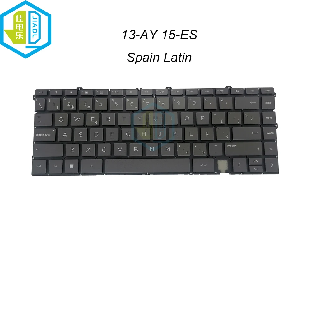 

AZERTY Belgian Latin Spanish Keyboard Backlight For HP Spectre X360 13-AY 15-ES 15M-ES 15T-ES 15-EU 15M-EU Laptop Keyboards New