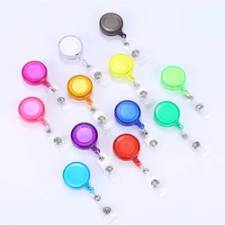 Badge Reel Retractable Clip for Staff Badge Chest ID Tag Credential Pass Badges Holder Nurse Retractable Badge Clip Accessories