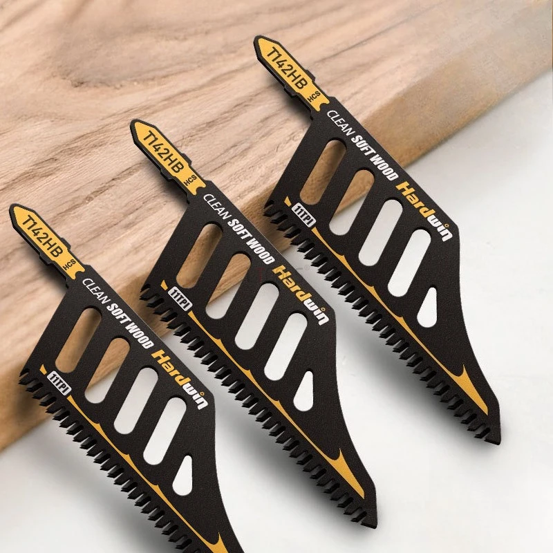 

5pcs Special-shaped Curve Saw Blade T142HB Sawing Wood Special Fine Cutting Curve Saw Blade Grinding Power Tool Accessories