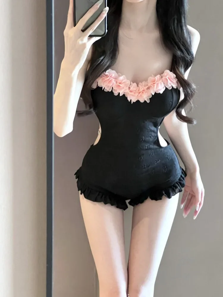 

AOTVOTEE, новинка 2023 года для женщин, модные сексуальные однотонные ажурные элитные стильные консервативные купальные костюмы для купания и отпуска