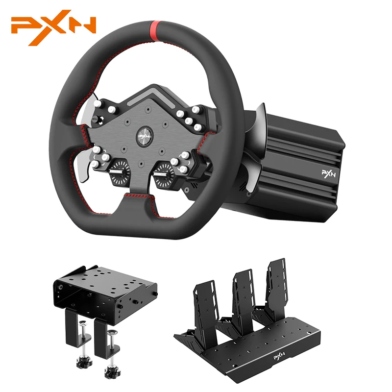 

PXN V12 Lite 6Nm Direct Drive Gaming Steering Wheel Force Feedback Racing Wheel for PC Windows/PS4/PS5/Xbox One/Xbox Series X/S