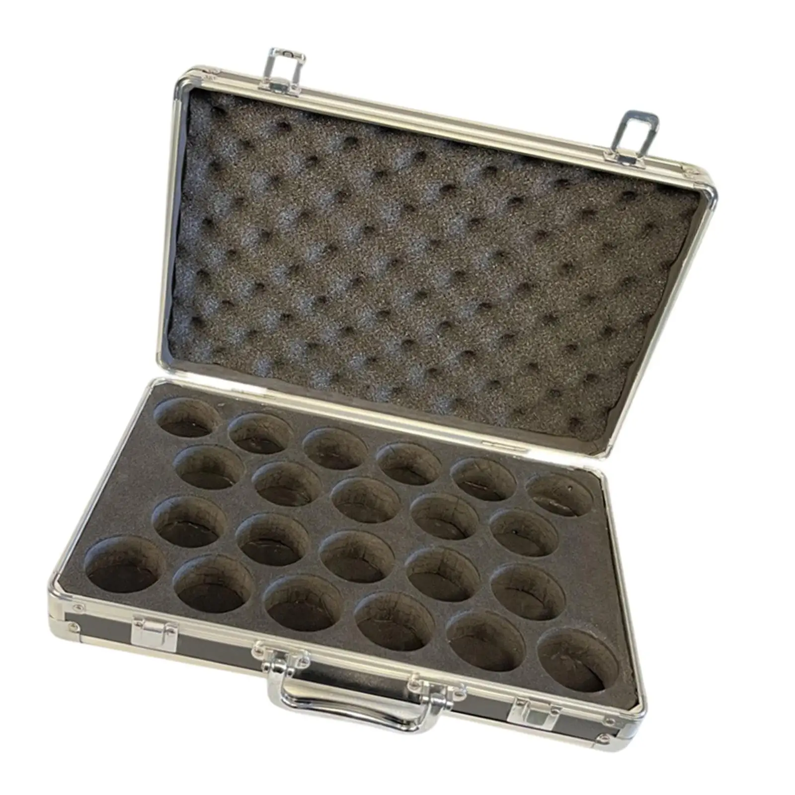 Premium Billiard Balls Storage Case Padded Lightweight Portable Holder for 22 Pieces Pool Game Supplies and Snooker Equipment