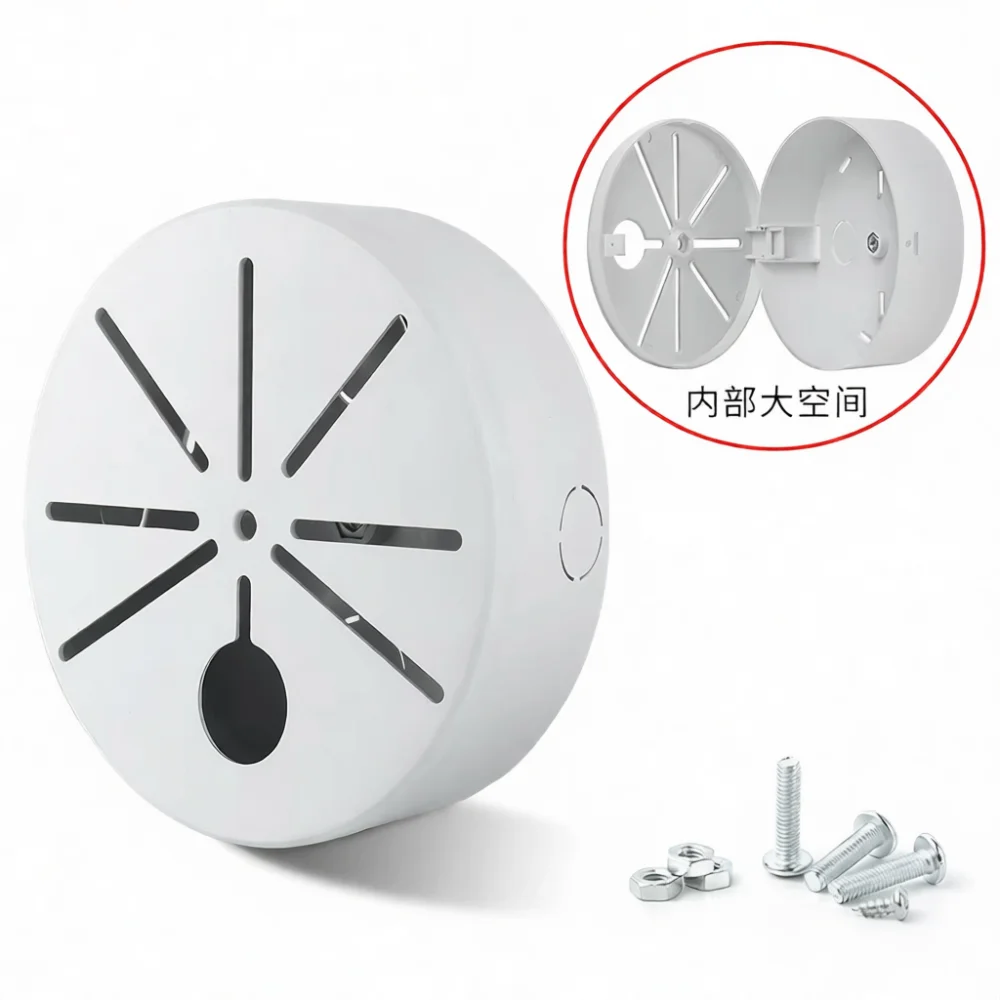 Security CCTV Camera Stand Reinforced ABS Mount Base Adjustable Rotating Holder For Indoor Outdoor Dome Surveillance Gear