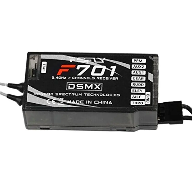 F701 RC Receiver PPM 2.4GHz 7CH DSMX DSM2 Spread Better Than Spektrum AR7000 For DX7 DX8 JR Transmitter for Helicopter