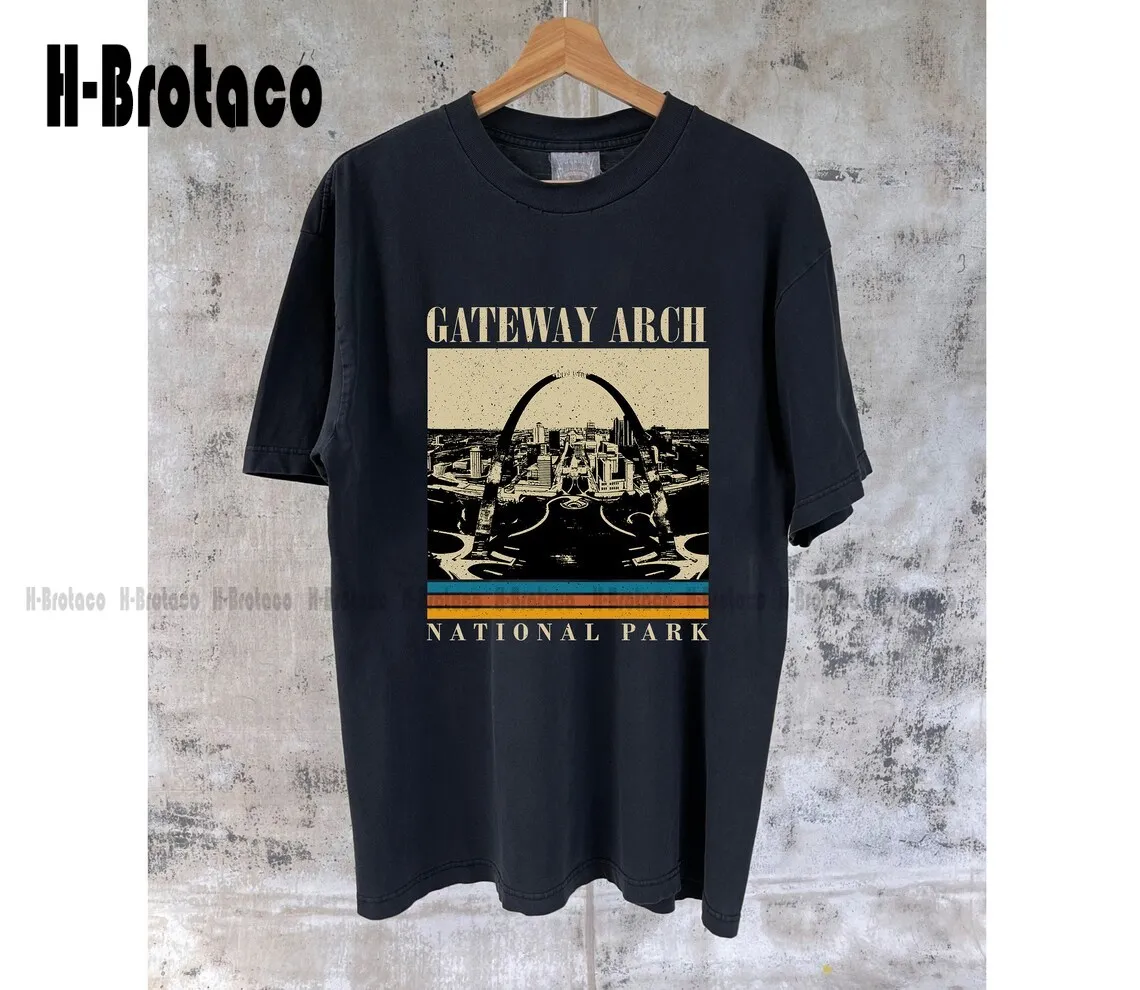 Gateway Arch T-Shirt, Missouri Travel, Gateway Arch Travel Gifts Tshirt, Dad Gifts, City Map