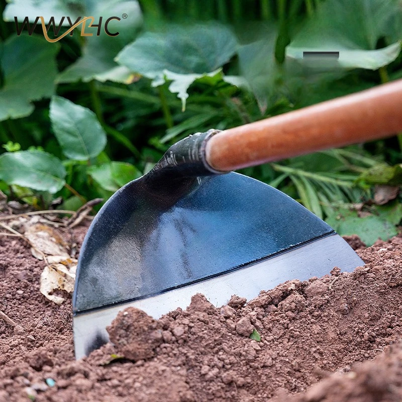 Suitable for garden farm manganese steel thickened weeding hoe, welding saw blade, steel shovel, site cleaning and scraping tool