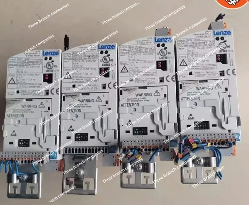 E82EV371-2C Lenze 8200 frequency converter 0.37KW 220V with IO board original disassembly