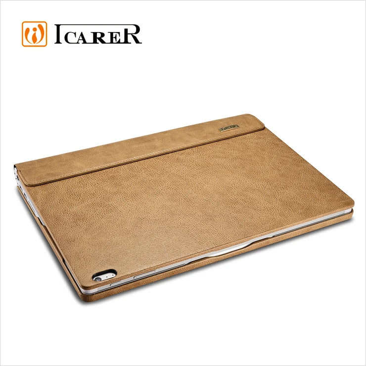 Imagem -03 - Icaer Shenzhou Real Leather Folio Destacável Case Capa para Microsoft Surface Livro e Gen1 13