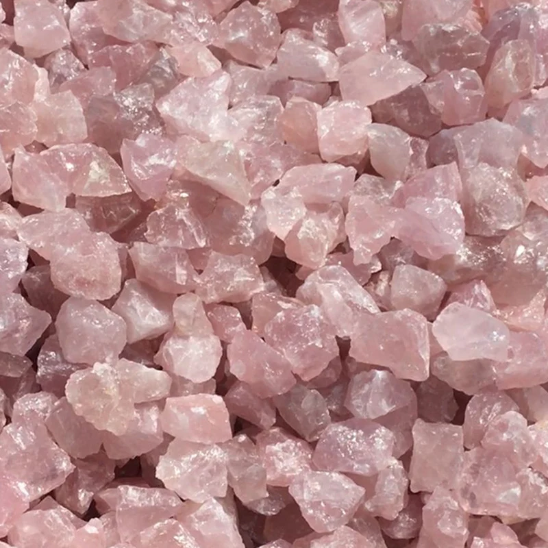 100g Raw Crystals Rose Quartz Pink Crystal Minerals Healing Rough Stones Decoration for Home