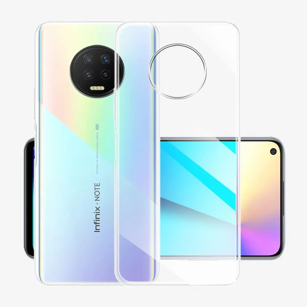 For Infinix Note 7 X690 Case Clear Silicone Soft TPU Phone Case For Infinix Note 7 Back Cover Funda For Infinix Note 7 Coque