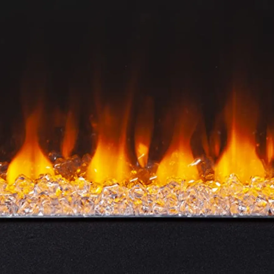 23-farbwechselnder elektrischer Feuerraum mit Fernbedienung für moderne Wohnzimmerumgebung, energieeffiziente Heizlösung mit Werbung