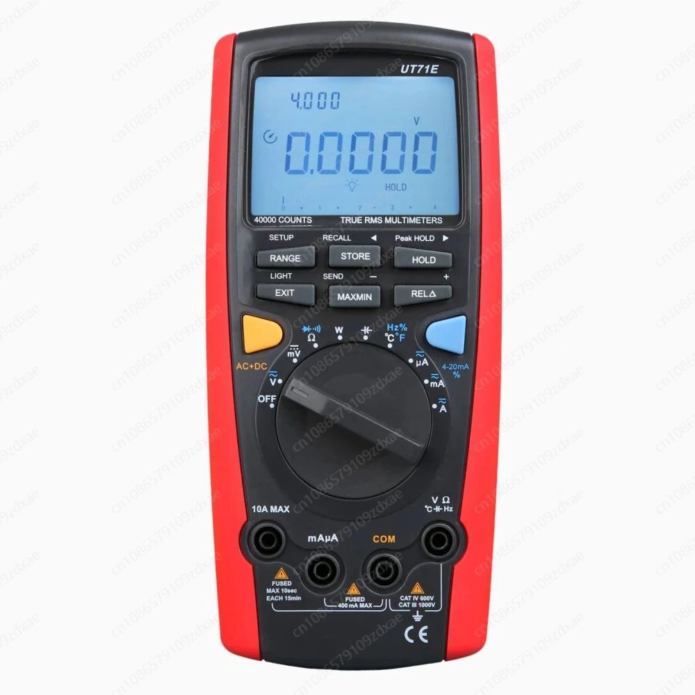 Умный мультиметр UT71E, интеллектуальный True RMS, цифровой вольт-ампер, измеритель емкости, термометр, USB-интерфейс, программное обеспечение для ПК