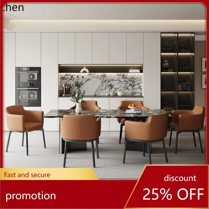 

HT Rotatable Chair Light Luxury Backrest Makeup Chair Casual Negotiation Premium Dining Chair