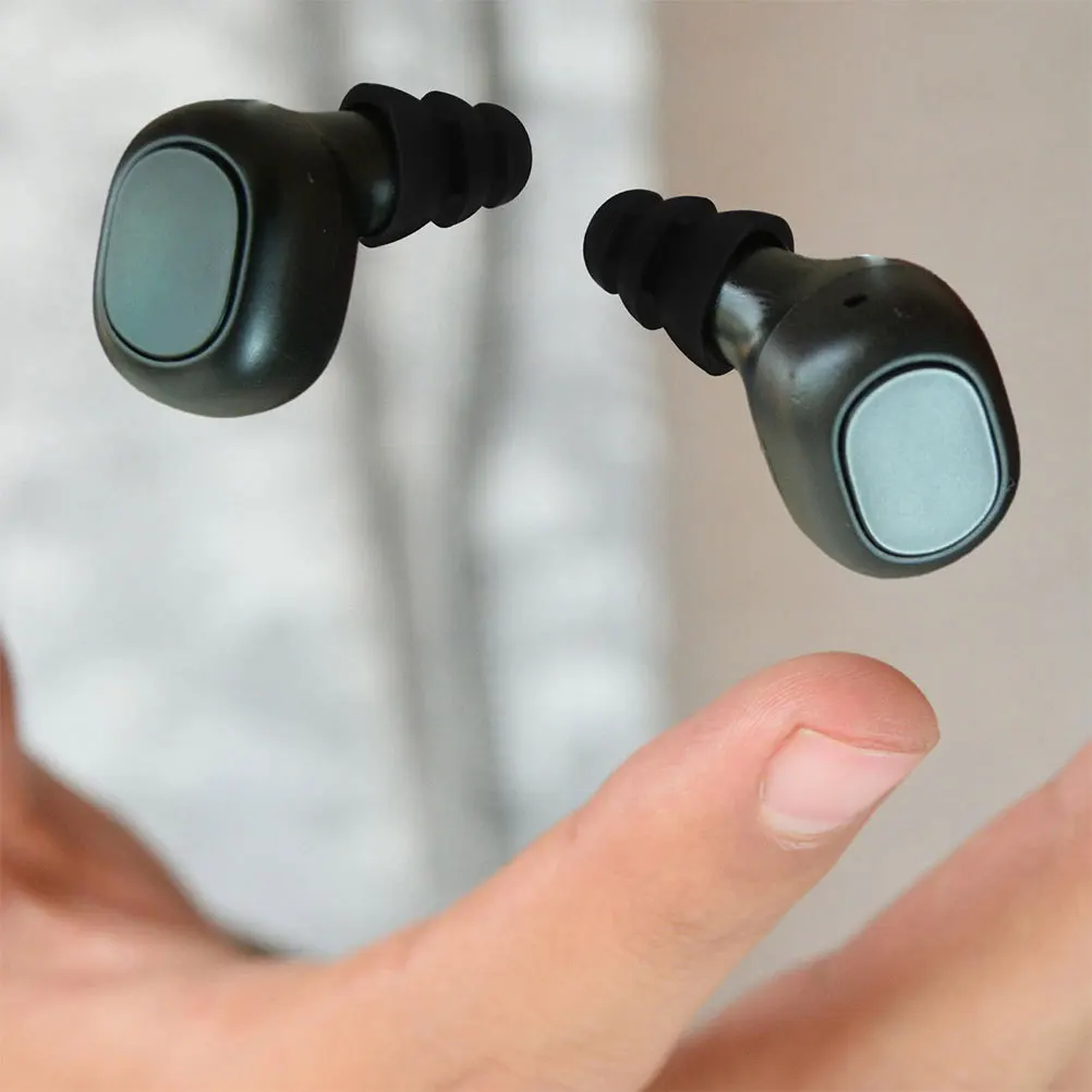 

18Pcs Silicone Earbud Covers Comfortable Replacement Ear Tips Anti-Slip Noise Reduction Earphone Accessories for Workout Travel
