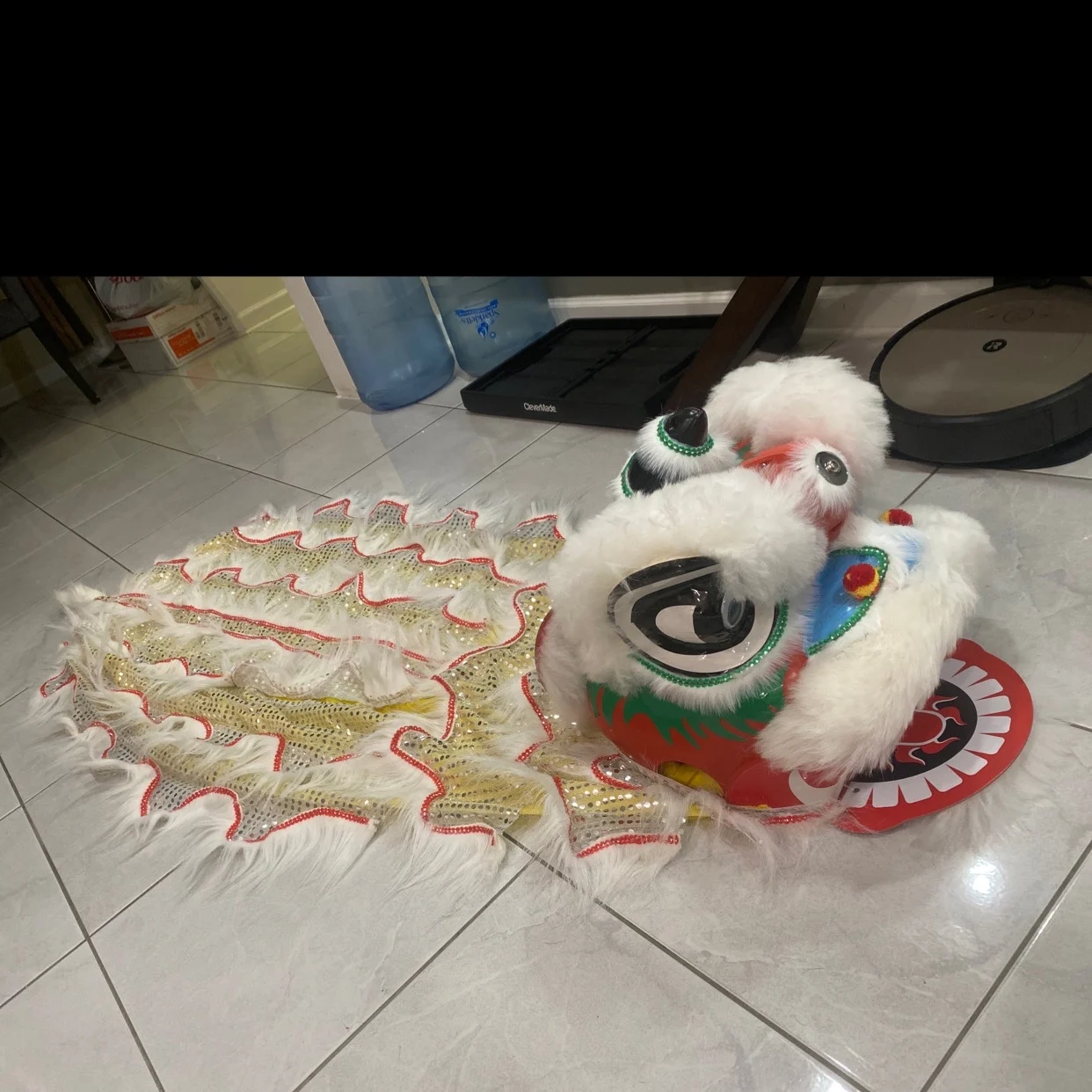 Sale 14 inch  Lion Dance Costume Pants  5-9 Age for Child Girl Boy, Party Performance, Sport Outdoor Parade, Stage Mascot,